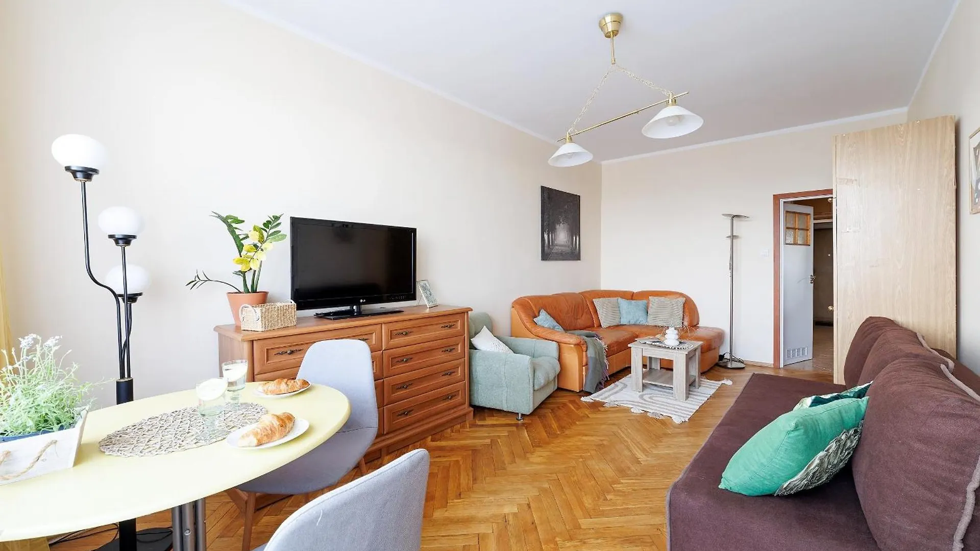 Apartmán Apartament 2 Pokoje W Gdansku Blisko Morza 1500 M Do Plazy